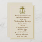 Erste Einladung zur Kommunion (Vorne/Hinten)