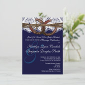 Erste Einladungen für Hochzeitsfeierlichkeiten der (Stehend Vorderseite)