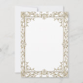 Erste Einladungen zu White and Gold (Rückseite)