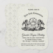 Erste Einladungen zum Heiligen Kommunion Angel Whi (Vorne/Hinten)