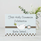 Erste Einladungen zur Heiligen Kommunion (Mädchen) (Stehend Vorderseite)