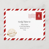 Erste Elf Ankunft Willkommenskarte Postkarte (Rückseite)