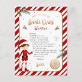 Erste Elf Ankunft Willkommenskarte Postkarte (Vorderseite)