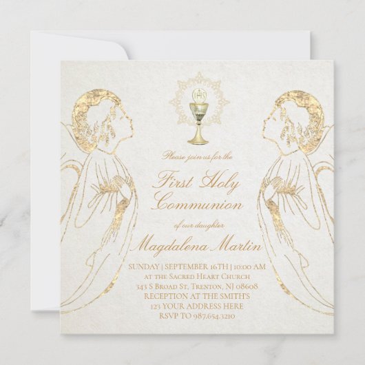 erste Engelgemeinschaft Einladung (Vorderseite)