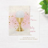 Erste Erinnerungskarte des Heiligen Kommunion (Schreibtisch)