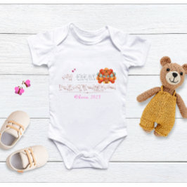 Erste Erntedank ASL Zeichensprache Name hinzufügen Baby Strampler