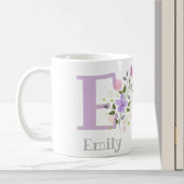 Erste Erstname Plus Emily mit Blume Kaffeetasse