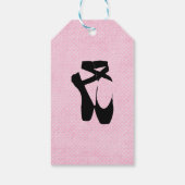Erste Erwägung mit Ballet Shoes En Pointe Geschenkanhänger (Rückseite)
