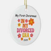 Erste Ex-Mas in meiner Scheidungszeit, lustige Sch Keramik Ornament (Rechts)