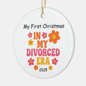 Erste Ex-Mas in meiner Scheidungszeit, lustige Sch Keramik Ornament (Links)