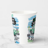 Erste Fahrt rund um die Rennstrecke Geburtstag Pappbecher (Links)