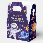 Erste Fahrt um das Sun Astronaut-Raketenschiff Geschenkschachtel (Geöffnet)