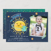 Erste Fahrt um die Sonne Einladung (Vorne/Hinten)