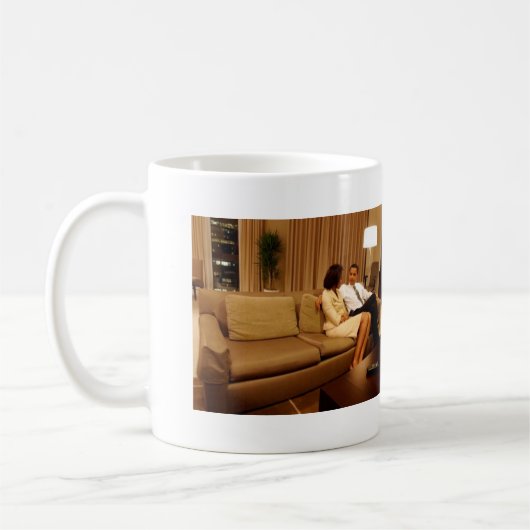 Erste Familie, Obama-Ausflug Kaffeetasse (Links)