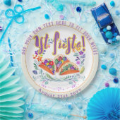 Erste Fiesta 1. Tacos Folkart Blume Pappteller (Party)