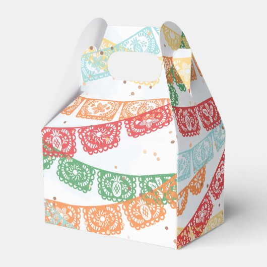 Erste Fiesta Favor Boxes Geschenkschachtel (Rückseite)