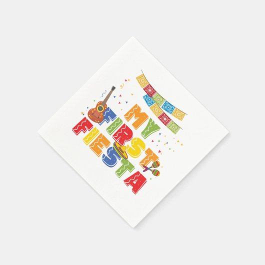 Erste Fiesta Party Paper Napkin Serviette (Ecke)
