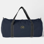 Erste Fitness der Blue Monogram Custom Gold Navy Duffle Bag (Vorderseite)