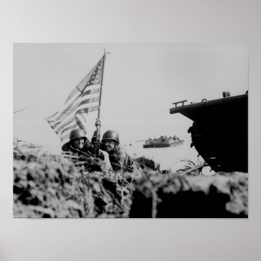 Erste Flagge auf Guam Poster (Vorne)