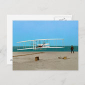 Erste Flugpostkarte Postkarte (Vorne/Hinten)