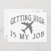 Erste Flugzeuge Postkarte (Vorne/Hinten)