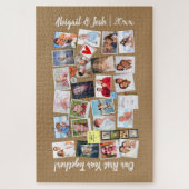 Erste Foto Erinnerungen Imitate Korkplatte Puzzle (Vertikal)