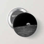 Erste Fotografie von einem Earthrise genommen Button (Vorne & Hinten)