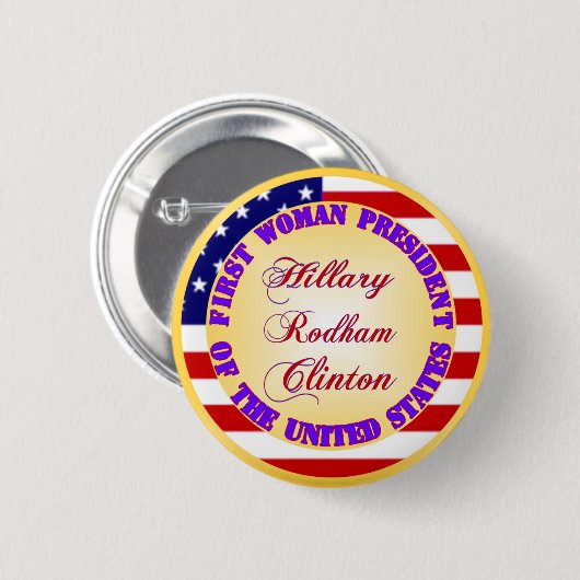 Erste Frau Button (Vorne & Hinten)