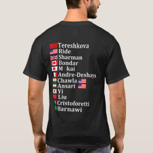 Erste Frauen-Astronauten aus der ganzen Welt T-Shirt