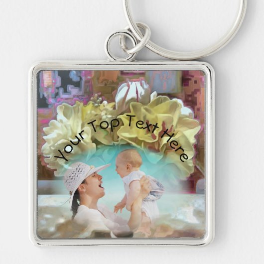 Erste Frühjahrsblumen PCM1 Schlüsselanhänger (Vorne)