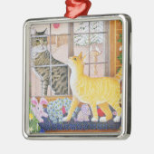 Erste Fußnote Ornament Aus Metall (Links)