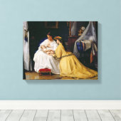 Erste Geboren, 1863 Leinwanddruck (Insitu (Holzboden))
