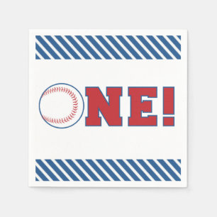 Erste Geburtstags-Baseball-Servietten Serviette
