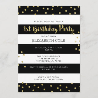 Erste Geburtstags-Party Einladungen