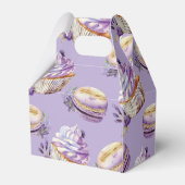 Erste Geburtstags Pastel Violet Personalisiert Geschenkschachtel (Rückseite)