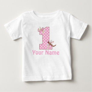 Erste Geburtstagsdragonfly Baby T-shirt