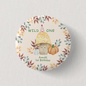 Erste Geburtstagsfeier des kleinen Pilzes Button (Vorderseite)