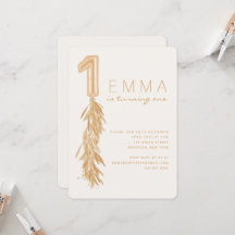 Erste Geburtstagsfeier Pampas Balloon Garland Einl