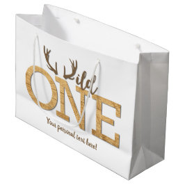 Erste Geburtstagsfeier Wild One Boy Birthday Party Große Geschenktüte