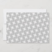 Erste Geburtstagsfohle eine Nutcracker-Schneeflock Einladung (Rückseite)