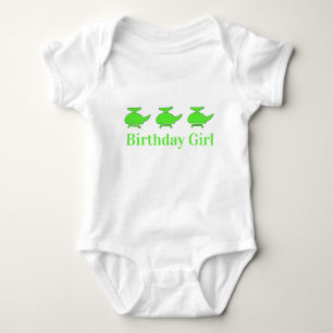 Erste Geburtstagshubschrauber Baby Strampler
