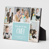 Erste Geburtstagskollage Fotoplatte (Seite)