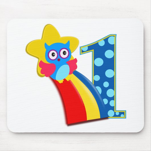 Erste Geburtstagskugel Mousepad (Vorne)