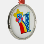 Erste Geburtstagskugel Silbernes Ornament (Rechts)