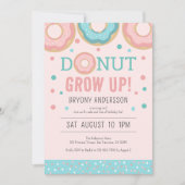 Erste Geburtstagsparty aufwachsen Einladung (Vorderseite)