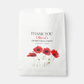 Erste Geburtstagsparty Puppies Baby Girl Geschenktütchen (Vorderseite)