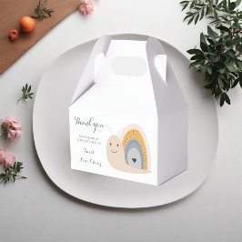 Erste Geburtstagsparty Snail Rainbow Niedliche Pas Geschenkschachtel