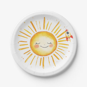 Erste Geburtstagspulte von Sun und Rockets Pappteller