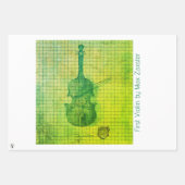 Erste Geige von Max Zaxster Wrapping Paper Sheets Geschenkpapier Set (Vorderseite 3)