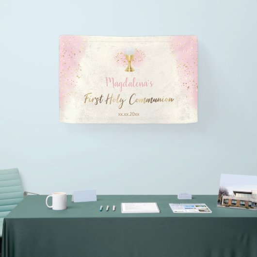 Erste Gemeindekaliengestaltung Banner (Messe)